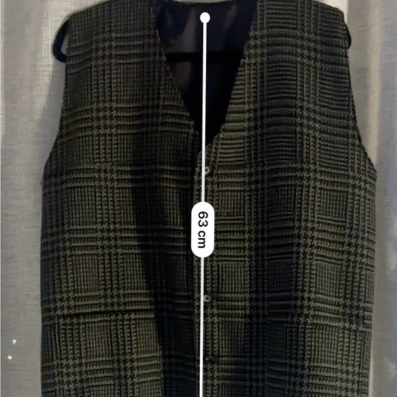 Vintage Plaid Vest - size M/L - Picture 7 of 7